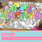 Safari Custom Coloring Banner