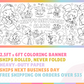 Wonderland Custom Coloring Banner