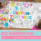 Big Summer Fun Custom Coloring Banner