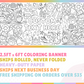 Big Summer Fun Custom Coloring Banner