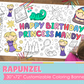 Rapunzel Princess Custom Coloring Banne (Copy)